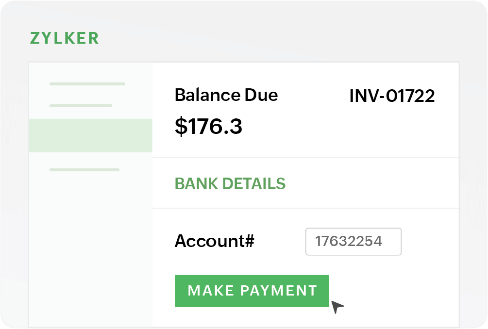 Receive payment through your customer preferred payment mode | Zoho Billing