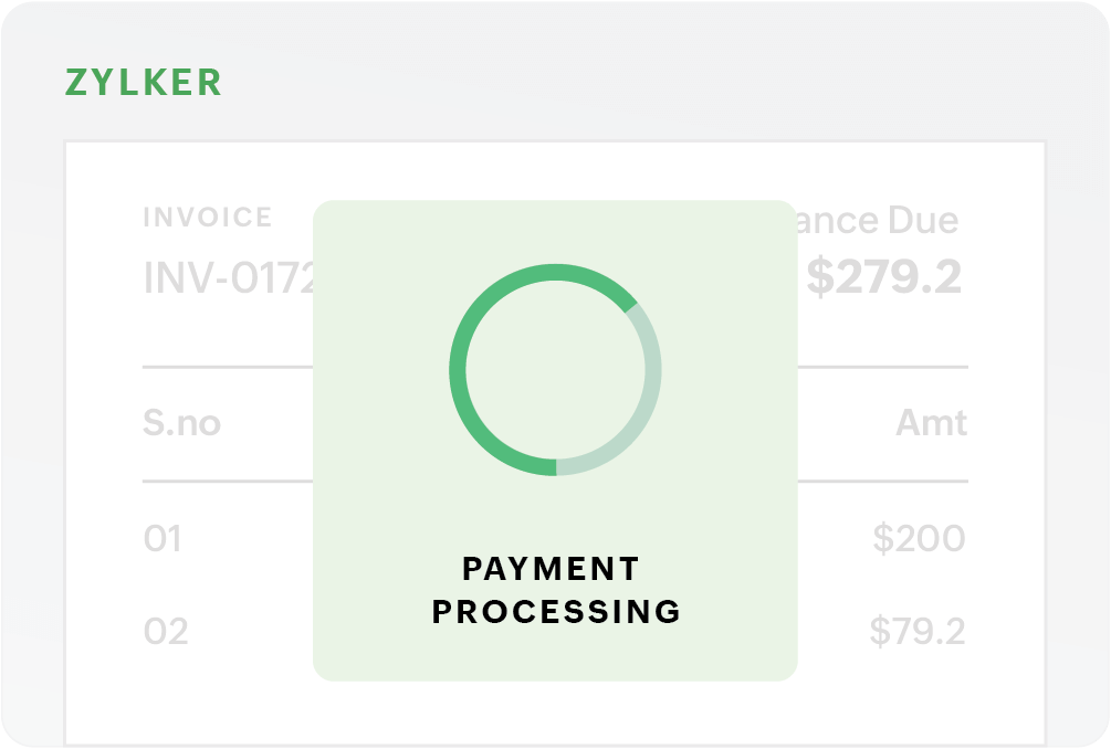 Receive payment through your customer preferred payment mode | Zoho Billing