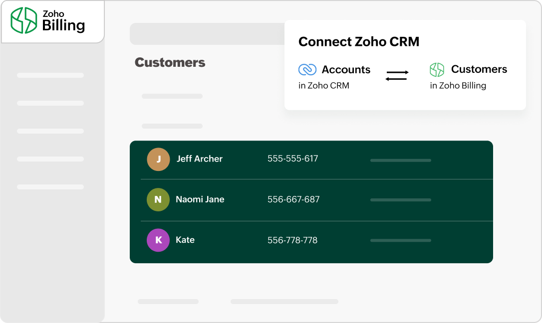 Configuring the modules in Zoho Billing | Zoho Billing