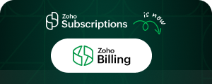 Zoho Subscriptions is now Zoho Billing