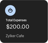 Corporate card expense list