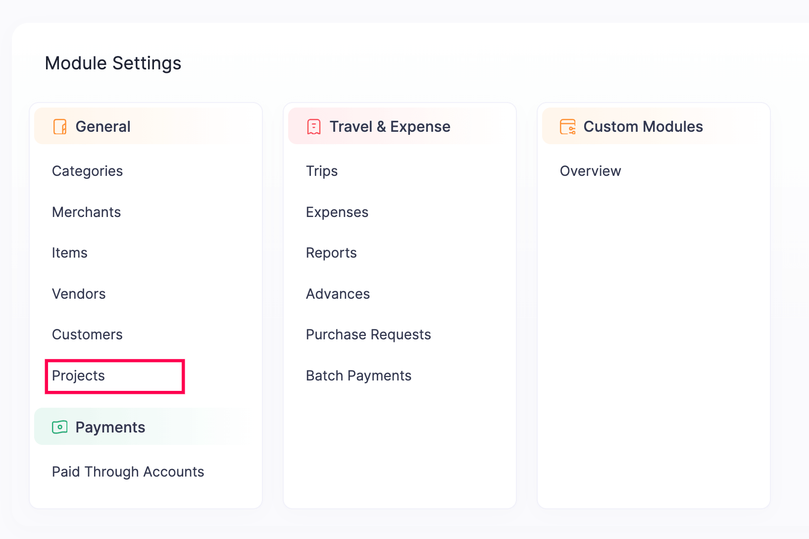 Create a New Project