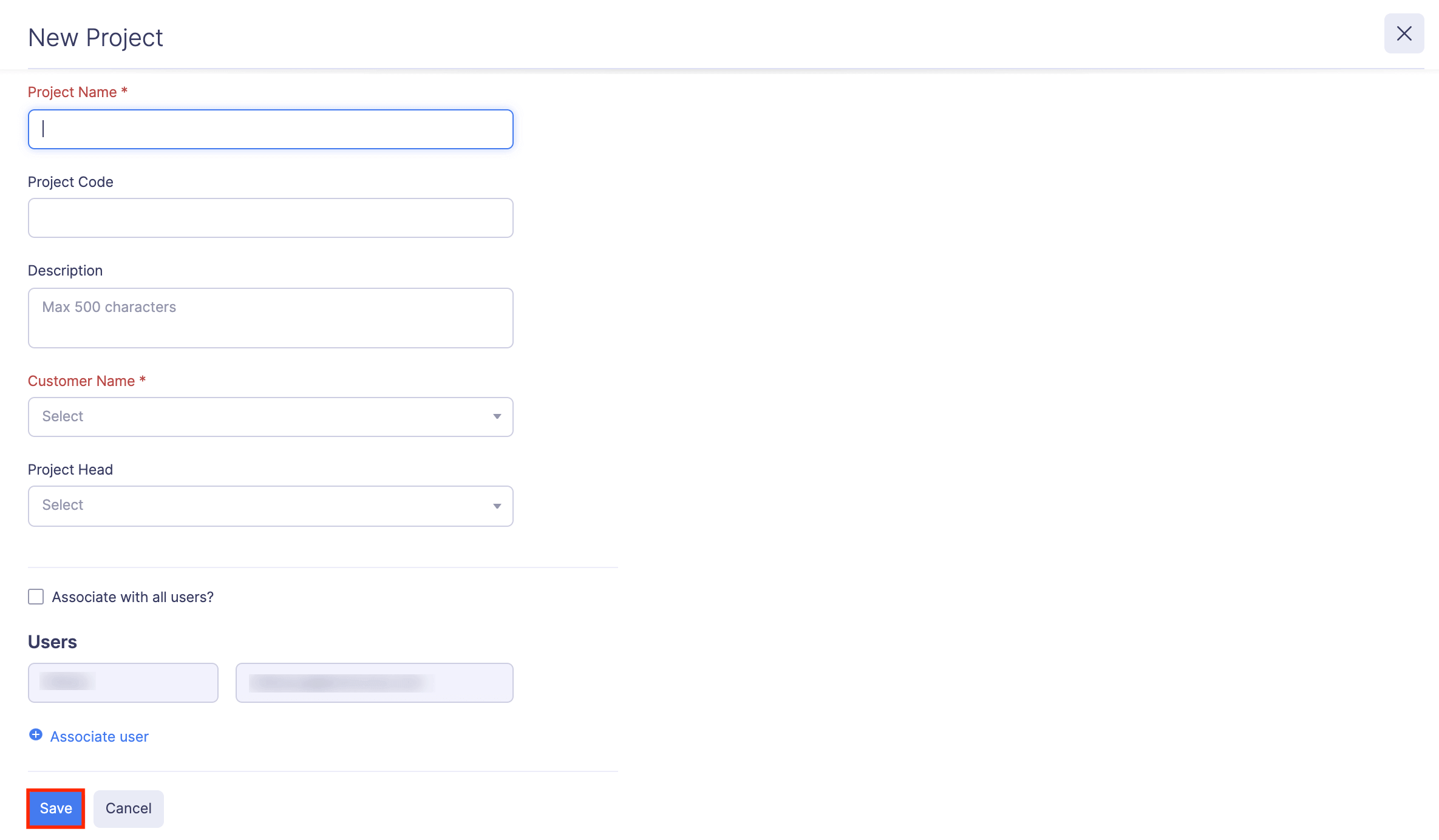 Create a New Project