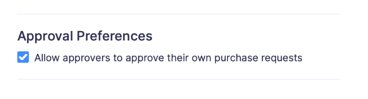 Approval Preferences