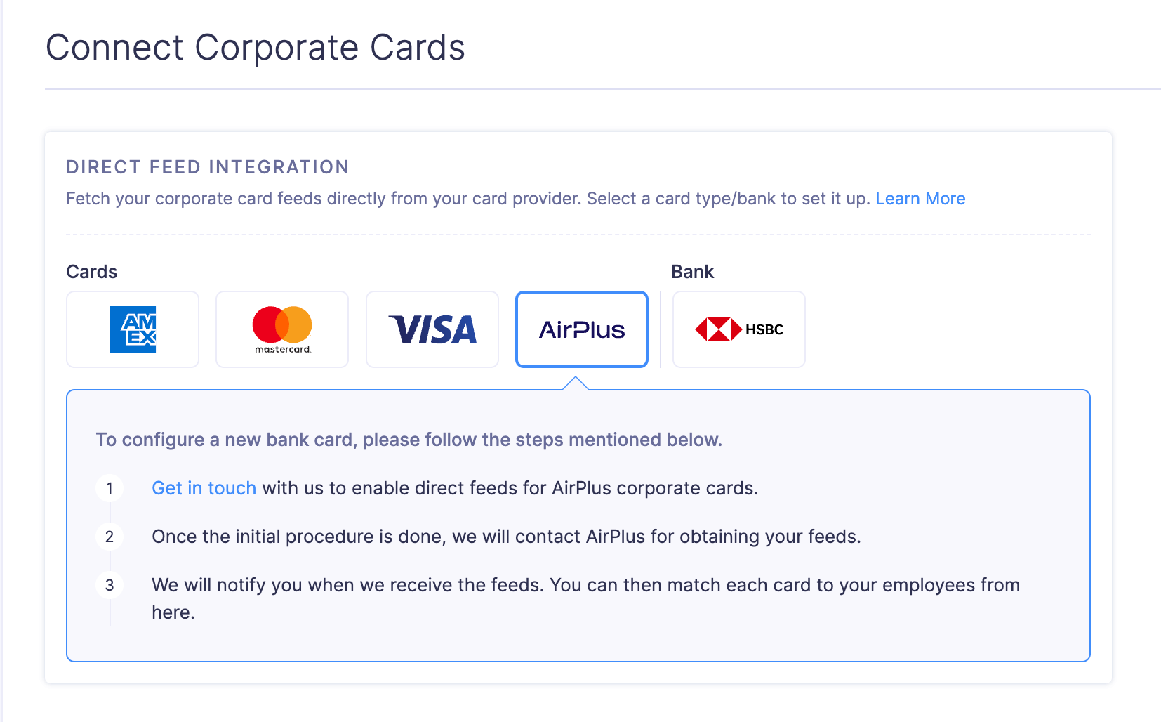 Direct Feed Integration