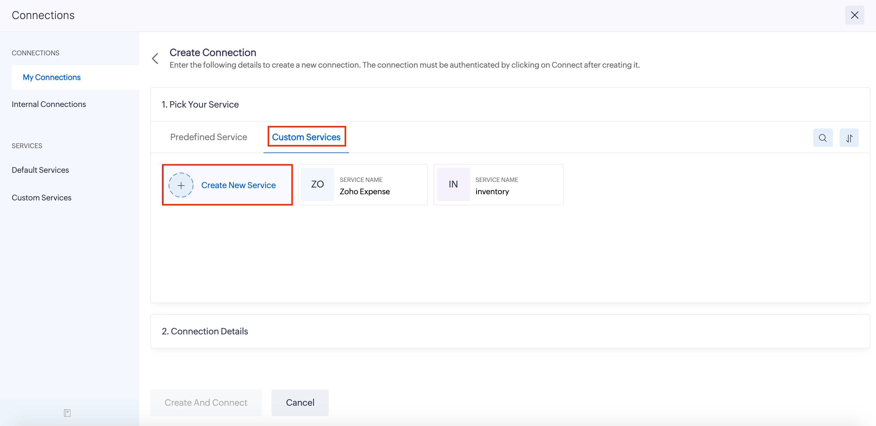 Create a Custom Service