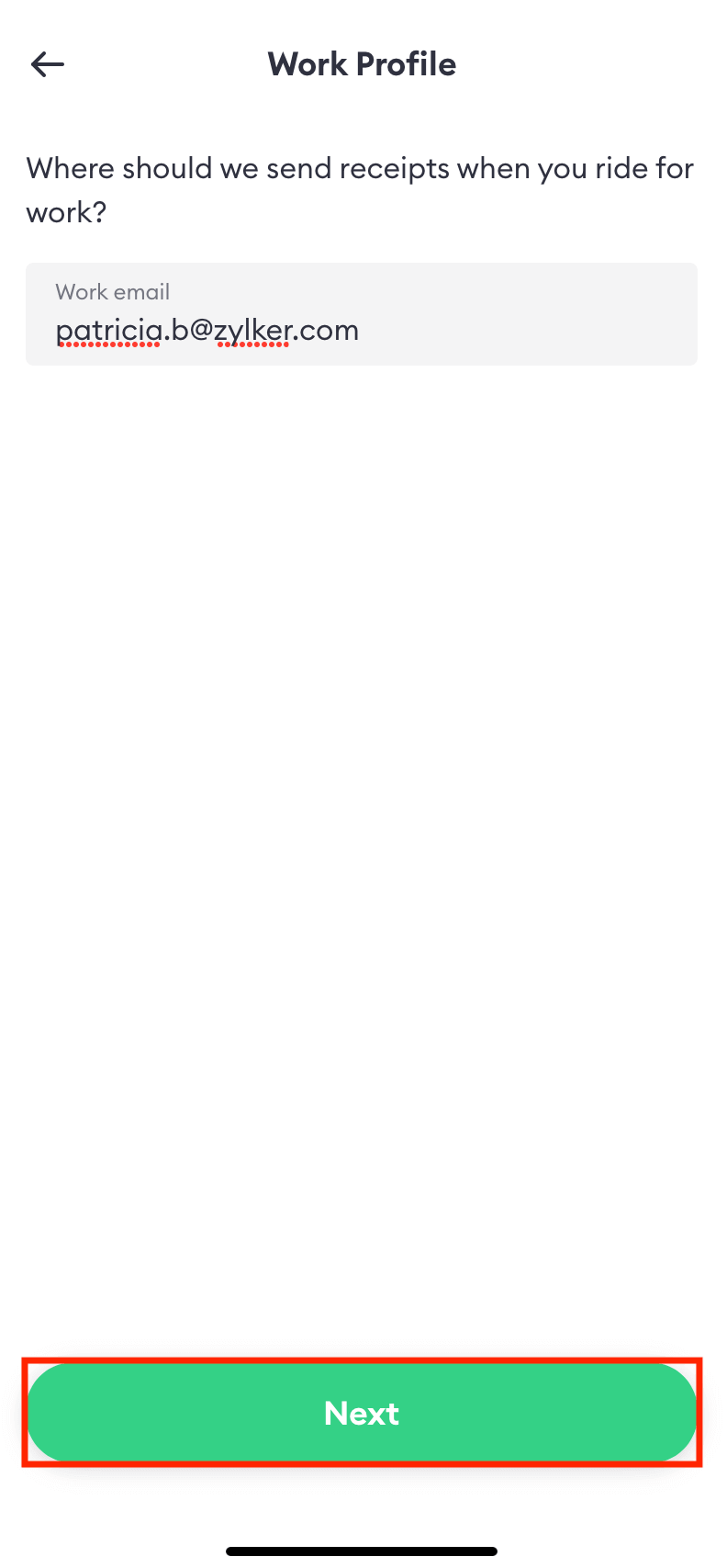 Create Bolt Work Profile