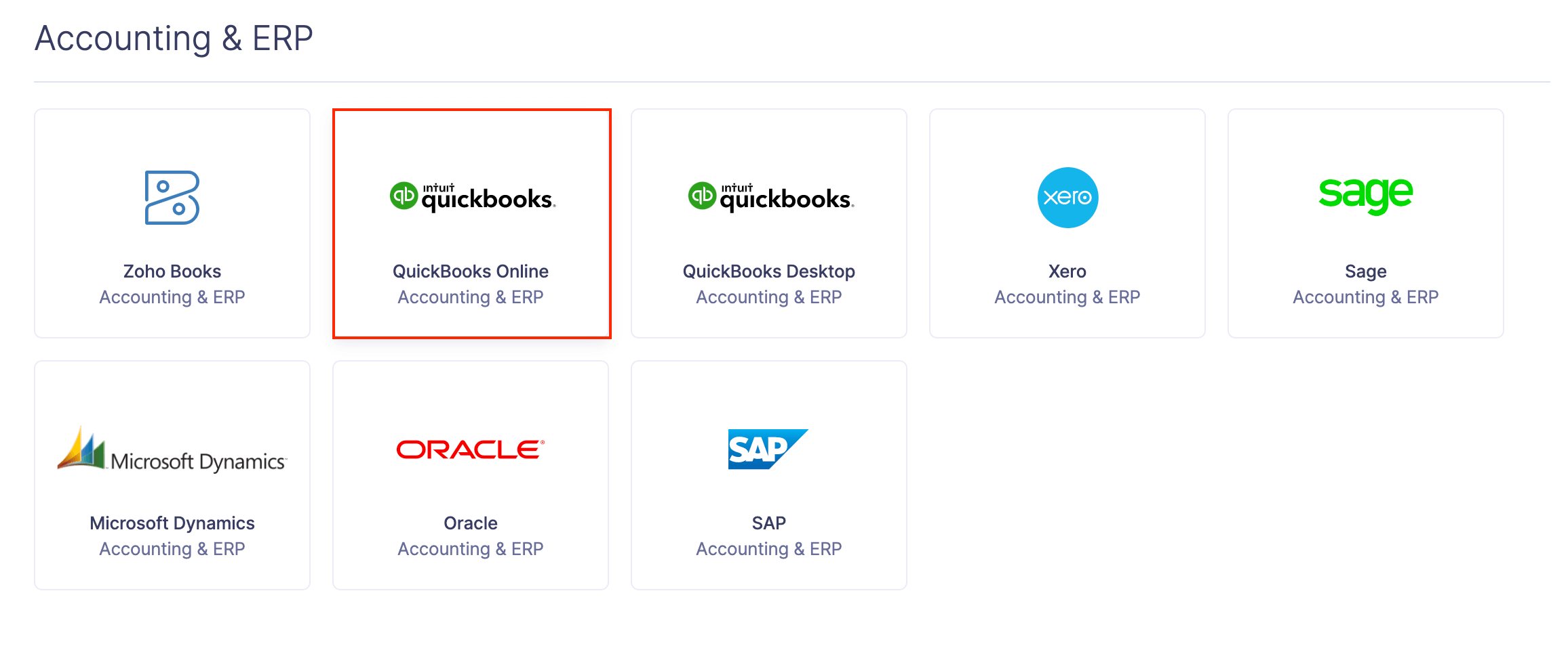 Authorize Access to QuickBooks Online