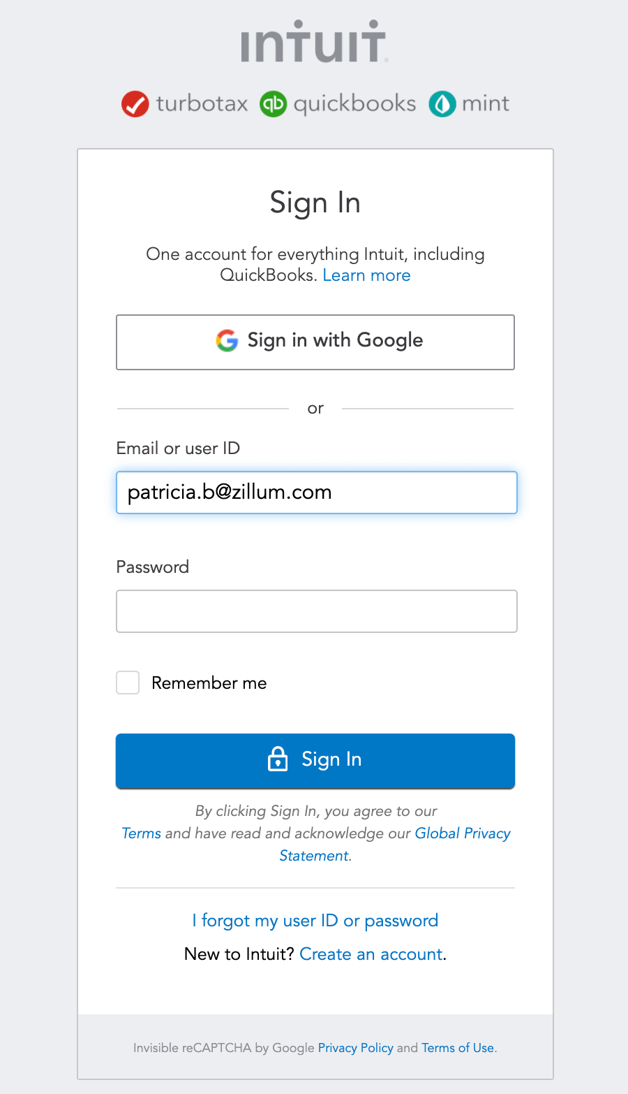 Authorize Access to QuickBooks Online