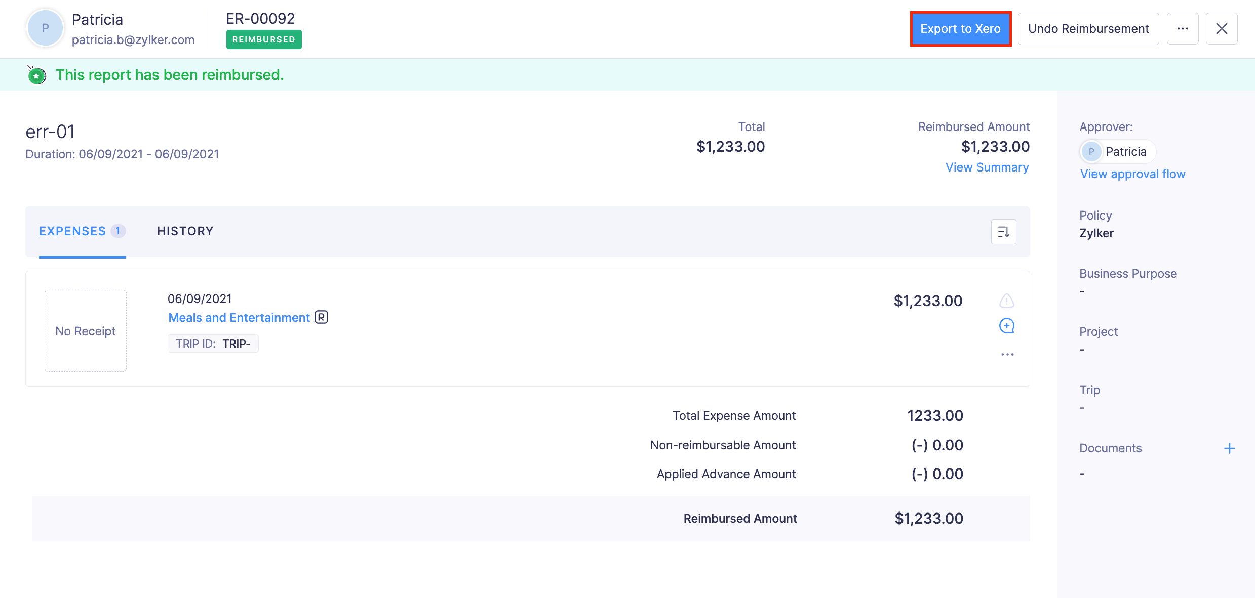 Export Your Reports to Xero