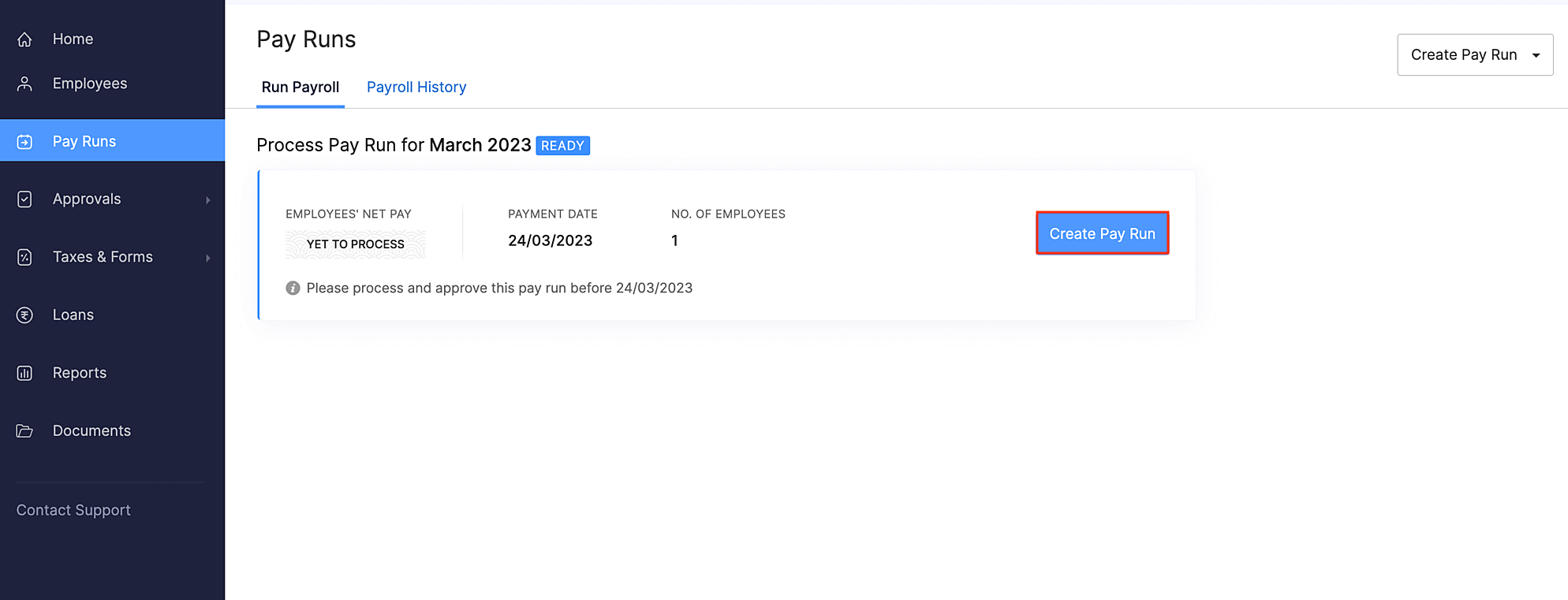 Process Reimbursements