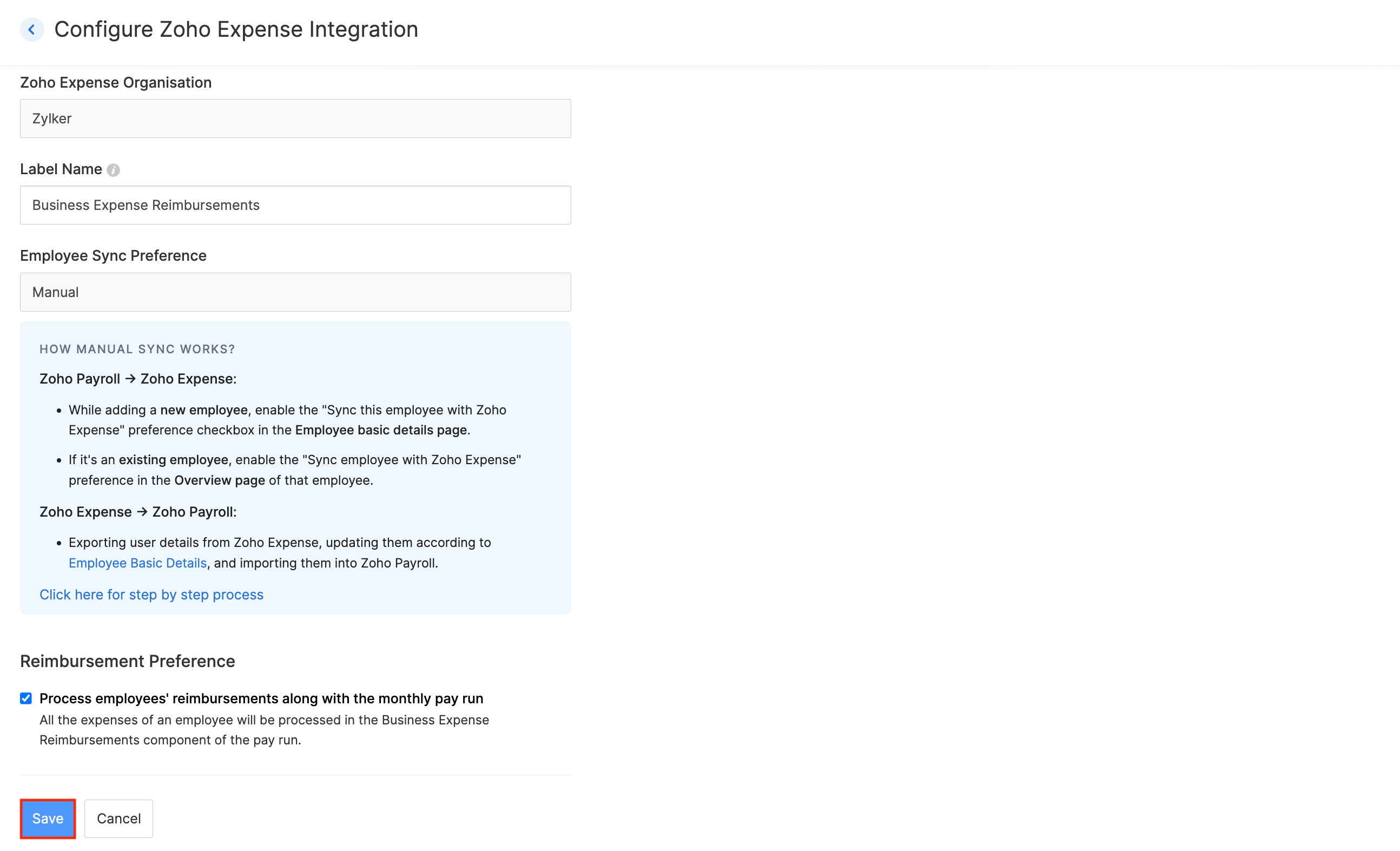 Set up the Integration