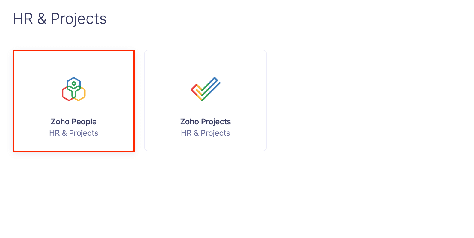 Set up Zoho People
