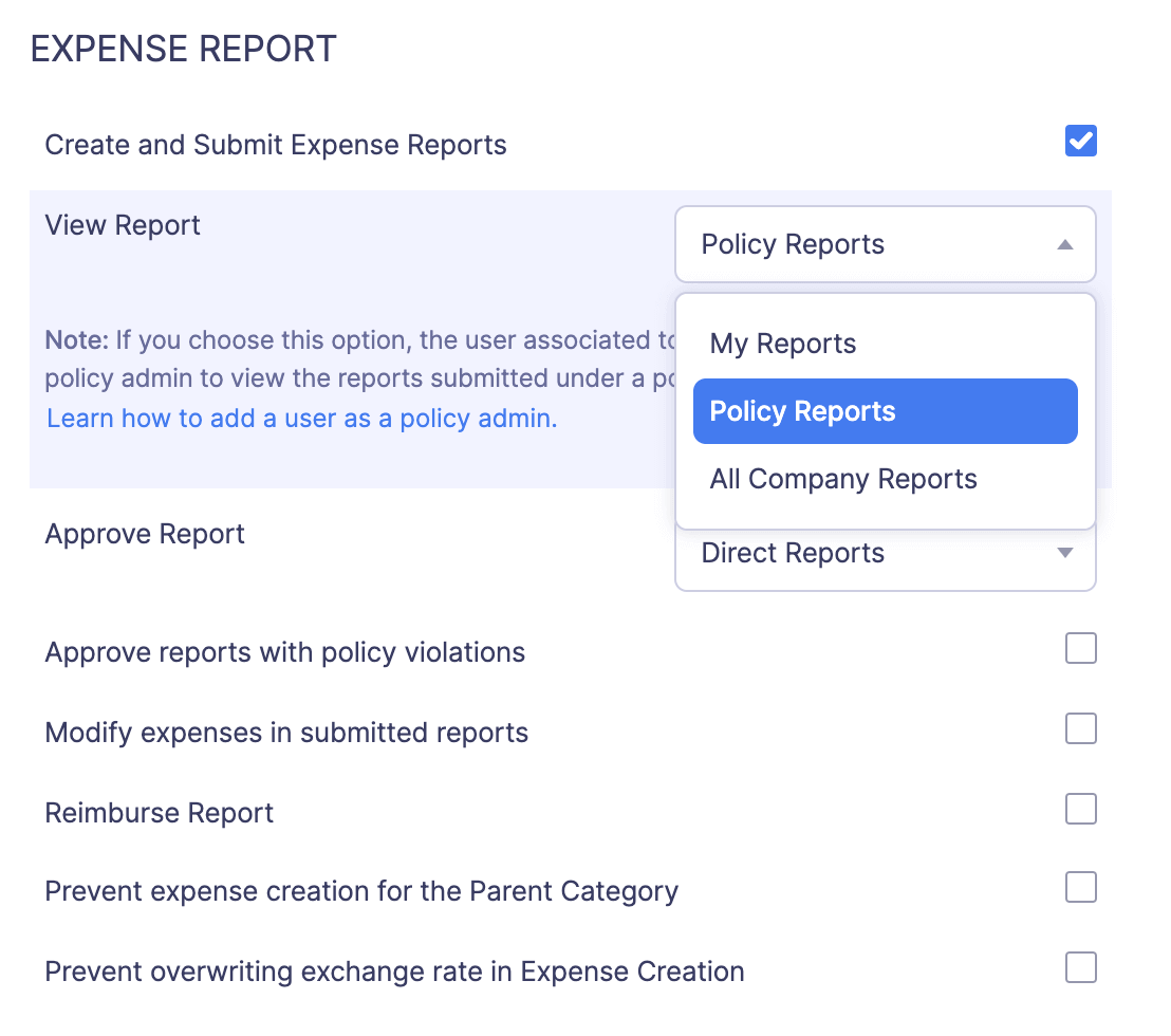 Create a Role with Policy Based Permission