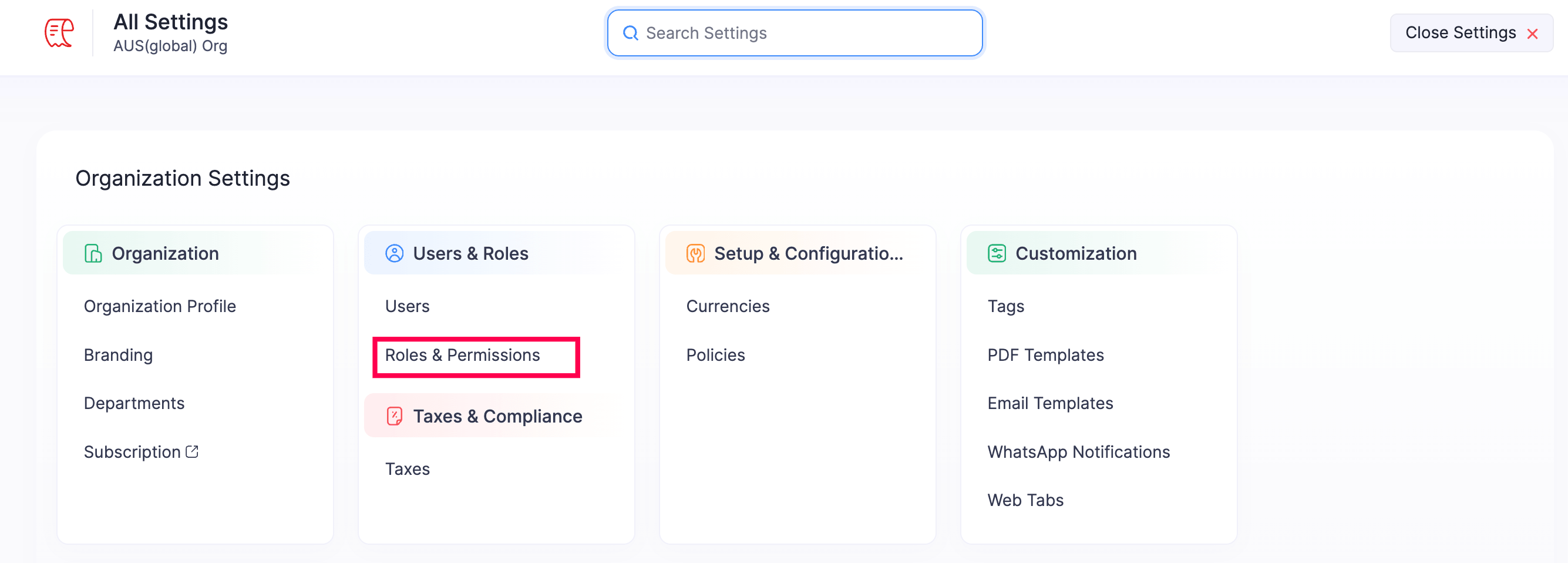 Create a Role with Policy Based Permission