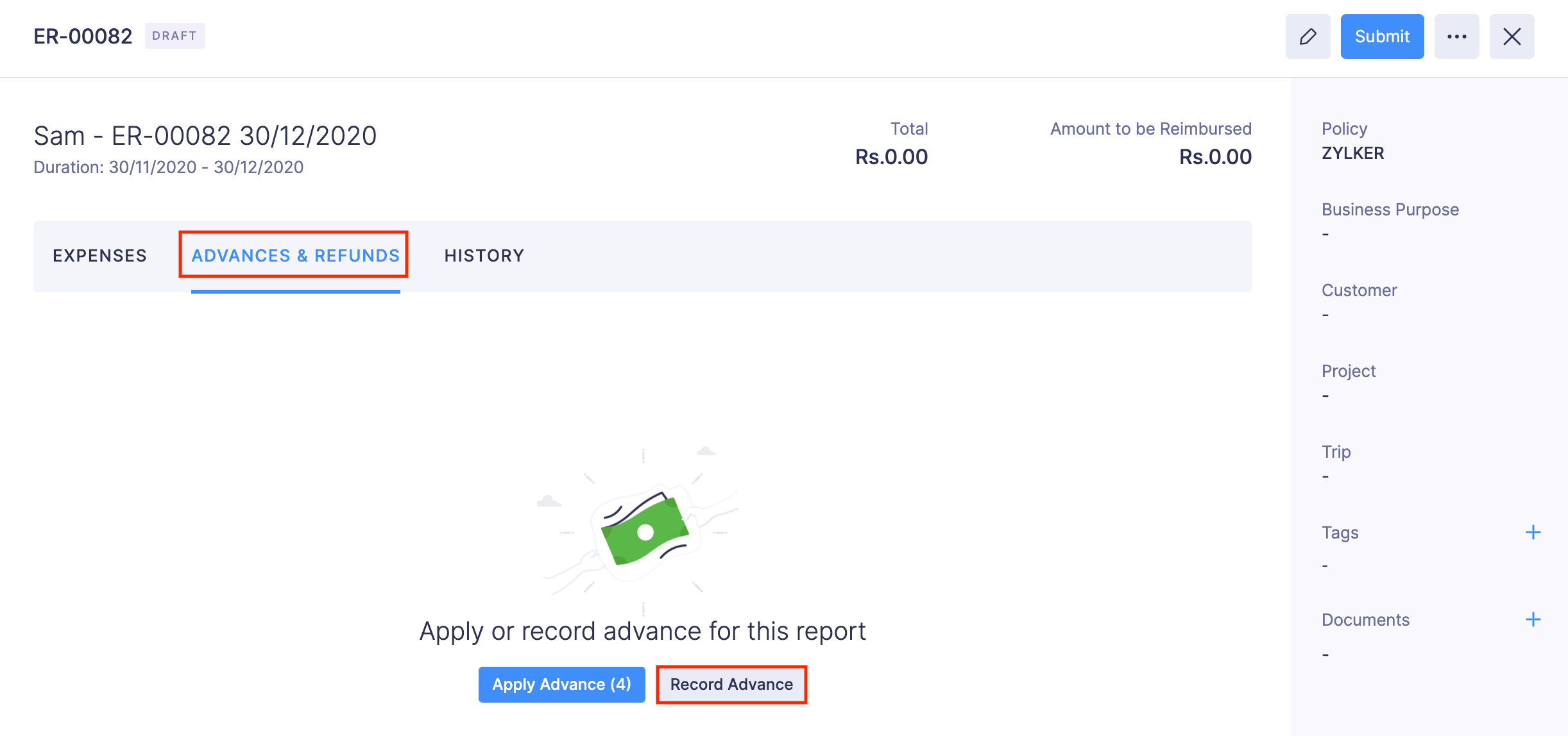 Record Advances in Reports