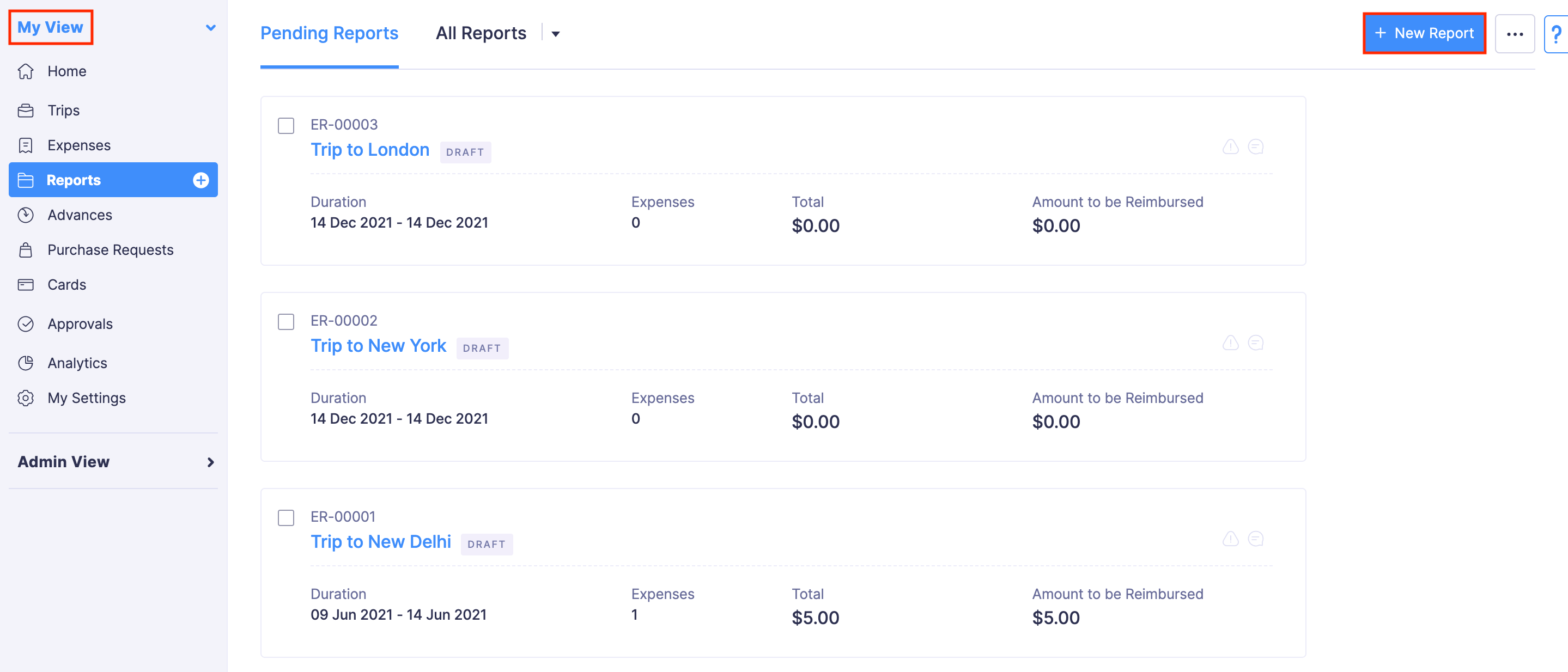 Associating Tags to Reports