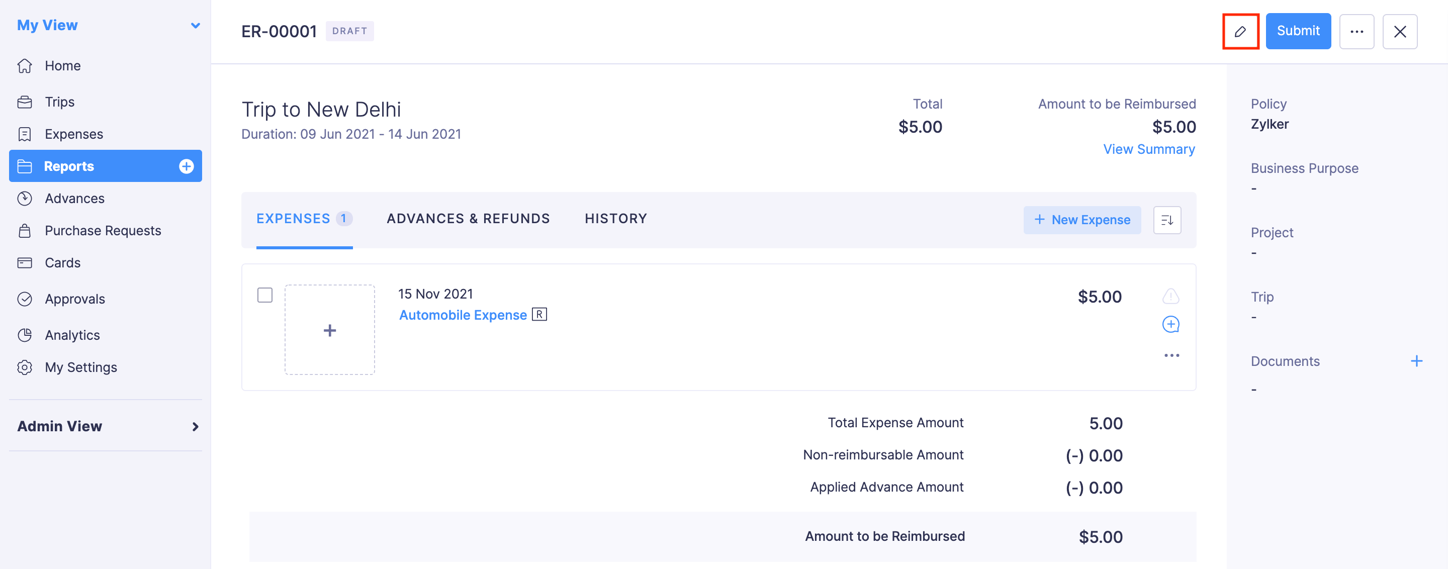 Associating Tags to Reports