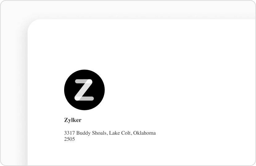 Business logo | Zoho Invoice