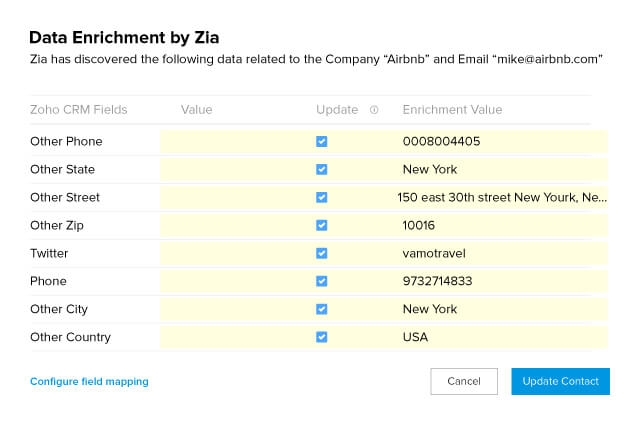Global search helps you get customer information at any point in time, without having to spend too much time and energy.