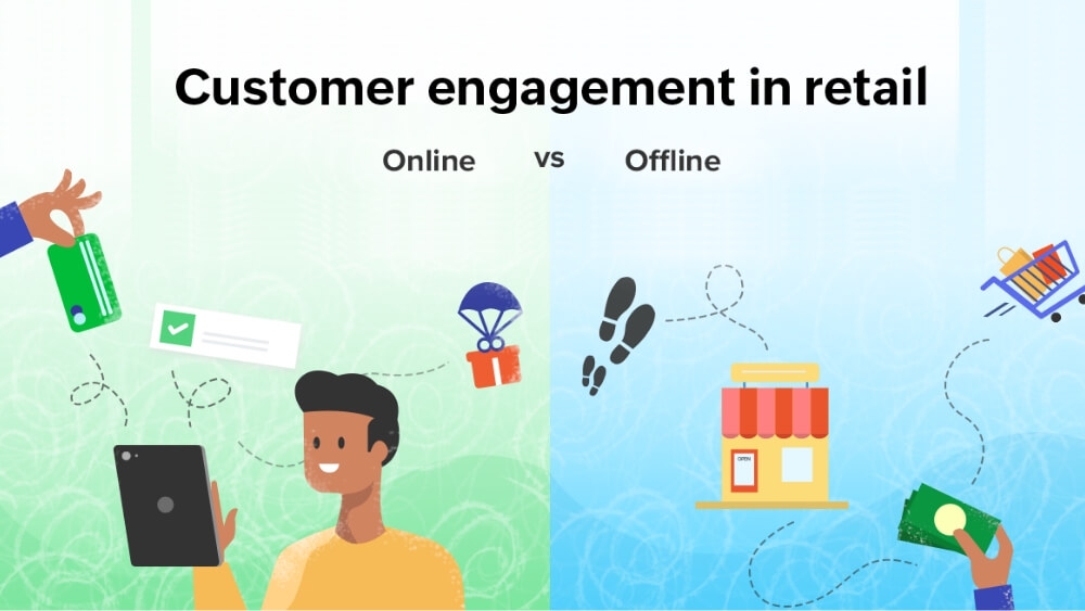 Customer engagement in retail: online vs offline