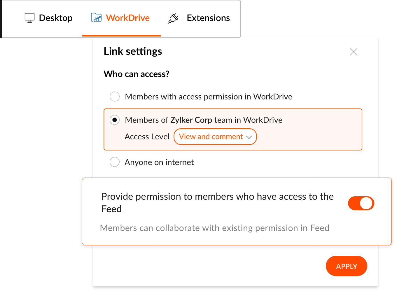 Improved file sharing