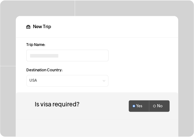 Visa process automation in Zoho Spend